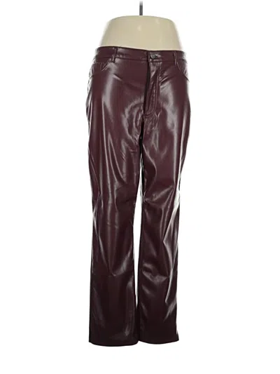 Pre-owned Joie Casual Pants In Burgundy