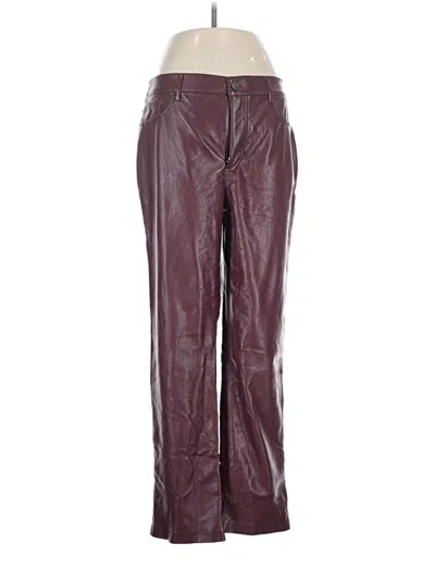 Pre-owned Joie Casual Pants In Burgundy