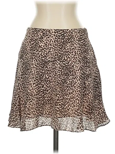 Pre-owned Joie Casual Skirt In Brown