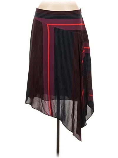 Pre-owned Joie Casual Skirt In Burgundy
