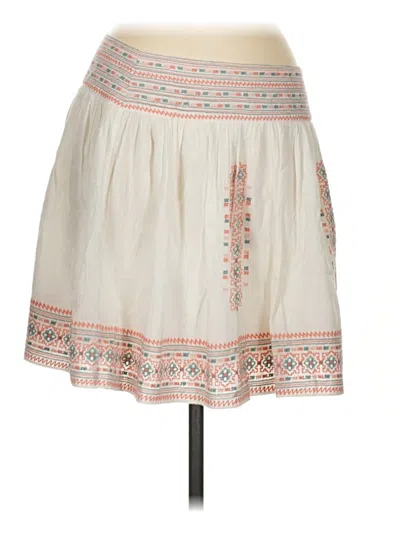 Pre-owned Joie Casual Skirt In Ivory