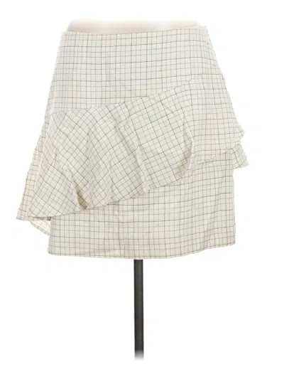 Pre-owned Joie Casual Skirt In Ivory