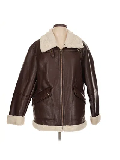 Pre-owned Joie Coat In Brown