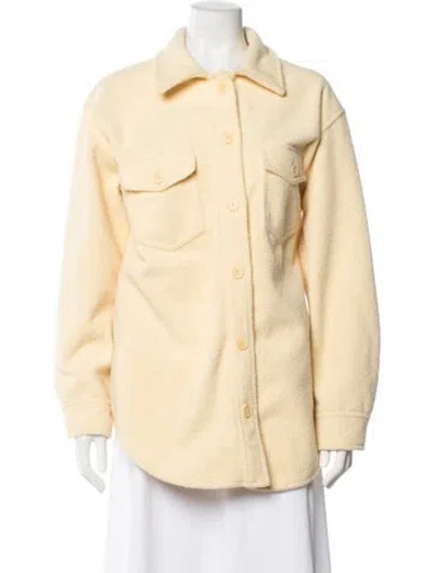 Pre-owned Joie Coat In Yellow