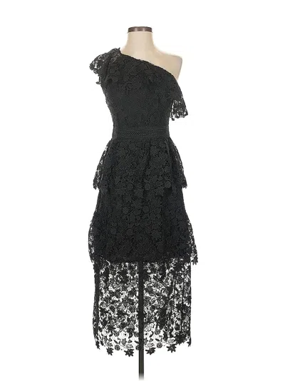 Pre-owned Joie Cocktail Dress In Black