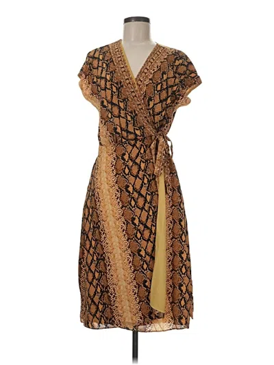 Pre-owned Joie Cocktail Dress In Brown