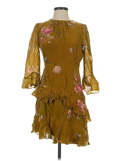 Pre-owned Joie Cocktail Dress In Brown