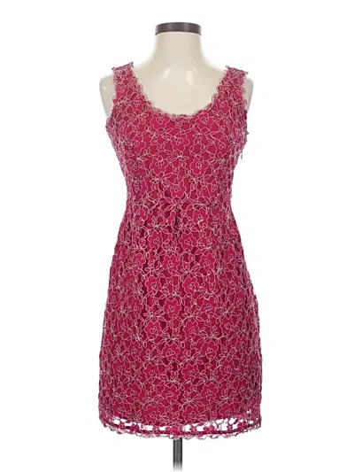 Pre-owned Joie Cocktail Dress In Burgundy