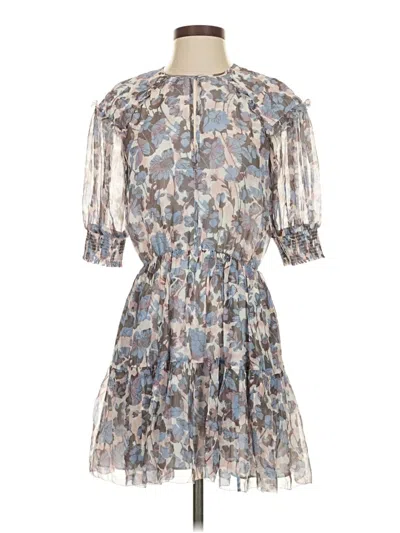 Pre-owned Joie Cocktail Dress In Gray