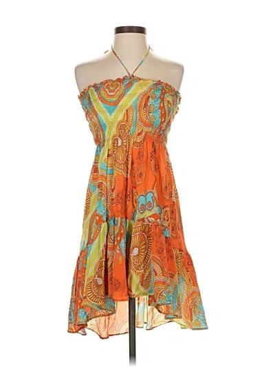 Pre-owned Joie Cocktail Dress In Orange