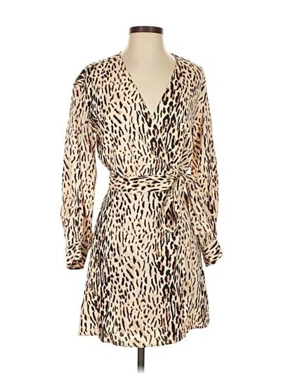 Pre-owned Joie Cocktail Dress In Tan