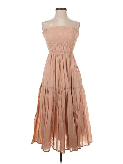 Pre-owned Joie Cocktail Dress In Tan