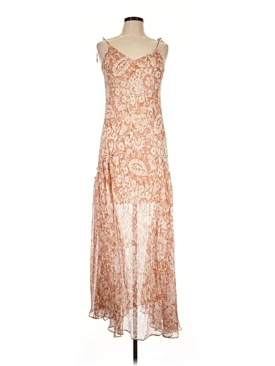 Pre-owned Joie Cocktail Dress In Tan