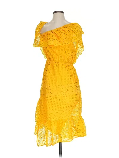 Pre-owned Joie Cocktail Dress In Yellow