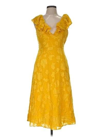 Pre-owned Joie Cocktail Dress In Yellow