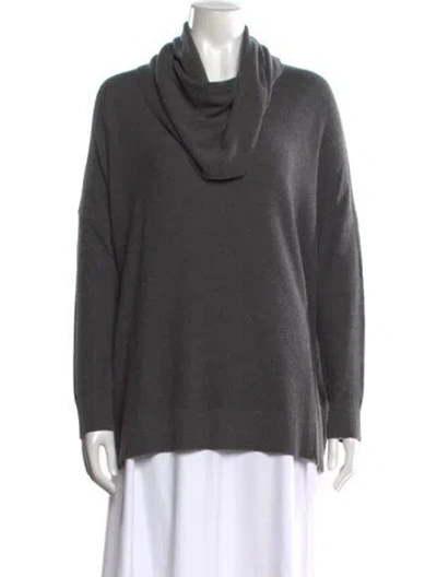 Pre-owned Joie Cowl Neck Sweater In Gray