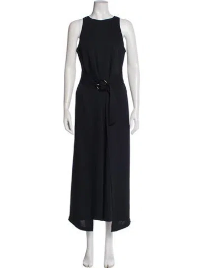 Pre-owned Joie Crew Neck Jumpsuit In Gray