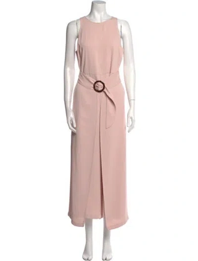 Pre-owned Joie Crew Neck Jumpsuit In Pink