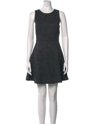 Pre-owned Joie Crew Neck Mini Dress W/ Tags In Gray