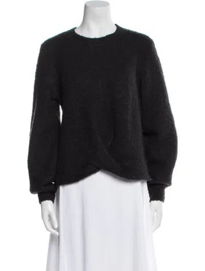 Pre-owned Joie Crew Neck Sweater In Black