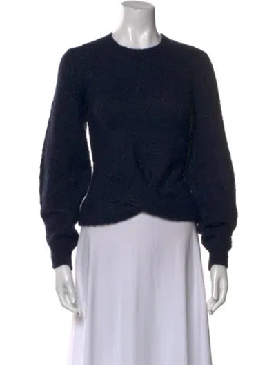 Pre-owned Joie Crew Neck Sweater In Blue