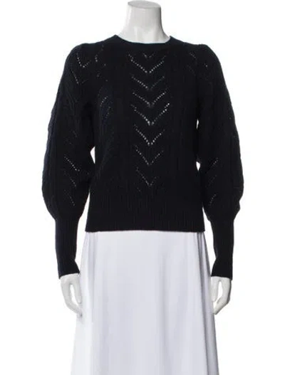 Pre-owned Joie Crew Neck Sweater In Blue