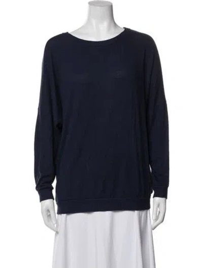 Pre-owned Joie Crew Neck Sweater In Blue