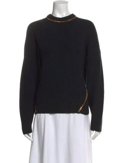 Pre-owned Joie Crew Neck Sweater In Blue