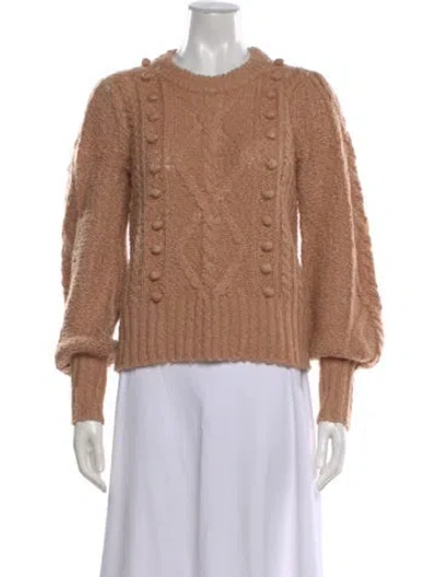 Pre-owned Joie Crew Neck Sweater In Brown