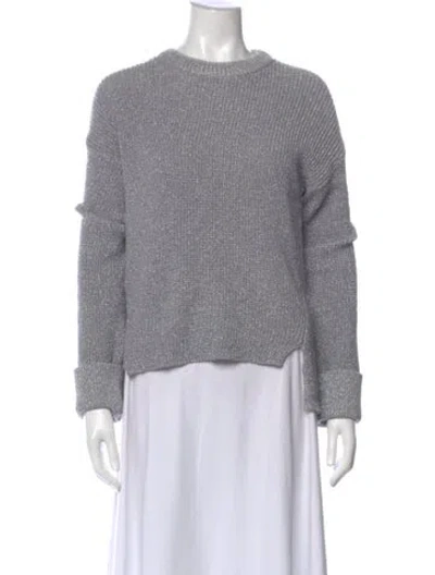 Pre-owned Joie Crew Neck Sweater In Gray