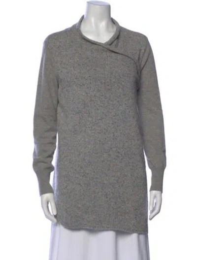 Pre-owned Joie Crew Neck Sweater In Gray