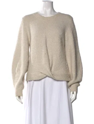 Pre-owned Joie Crew Neck Sweater In Gray