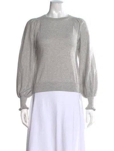 Pre-owned Joie Crew Neck Sweater In Gray