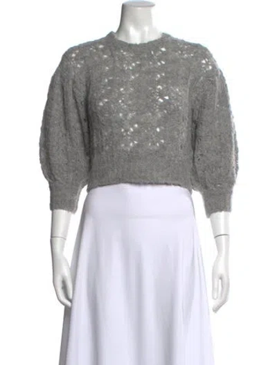 Pre-owned Joie Crew Neck Sweater In Gray