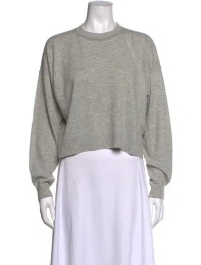 Pre-owned Joie Crew Neck Sweater In Grey