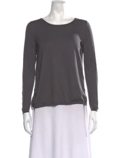 Pre-owned Joie Crew Neck Sweater In Grey