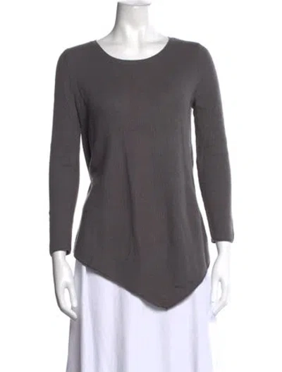 Pre-owned Joie Crew Neck Sweater In Grey