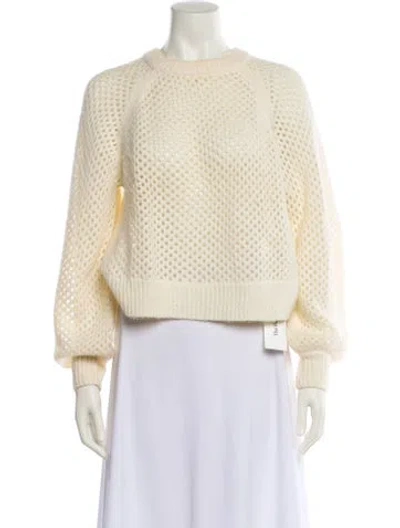 Pre-owned Joie Crew Neck Sweater In Neutral