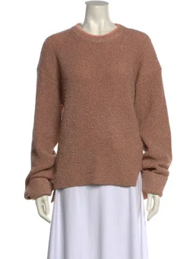 Pre-owned Joie Crew Neck Sweater In Neutral