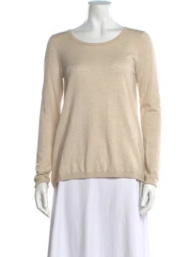 Pre-owned Joie Crew Neck Sweater In Neutrals