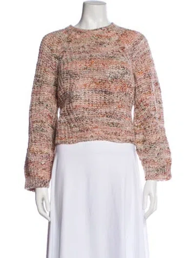Pre-owned Joie Crew Neck Sweater In Pink