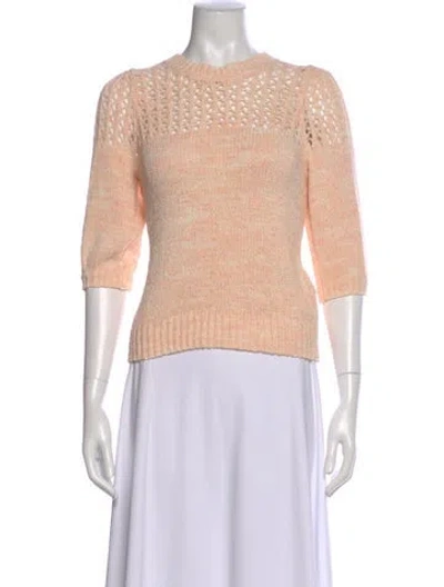 Pre-owned Joie Crew Neck Sweater In Pink