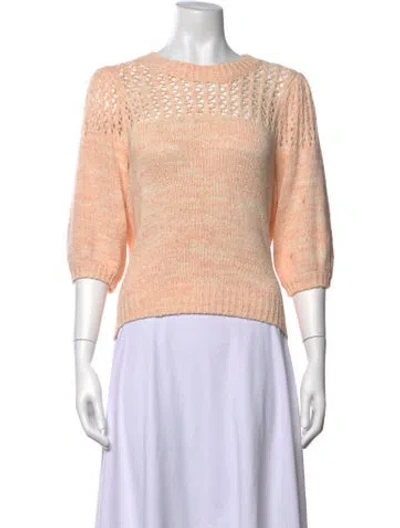 Pre-owned Joie Crew Neck Sweater In Pink