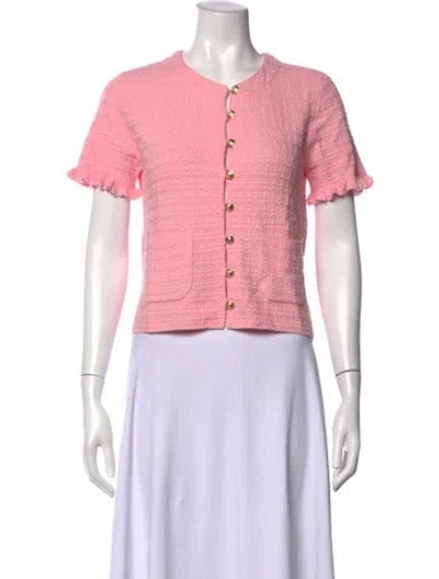 Pre-owned Joie Crew Neck Sweater In Pink