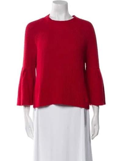 Pre-owned Joie Crew Neck Sweater In Red