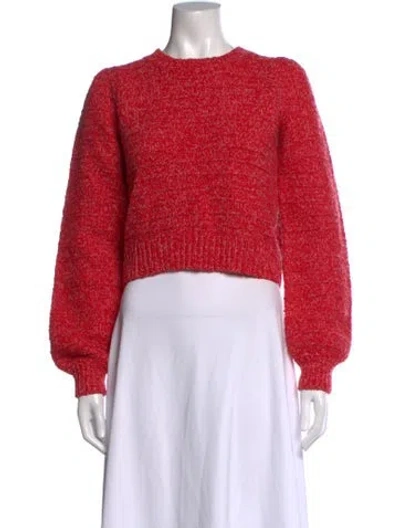 Pre-owned Joie Crew Neck Sweater In Red