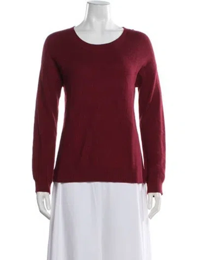 Pre-owned Joie Crew Neck Sweater In Red