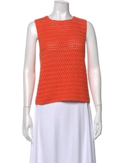 Pre-owned Joie Crew Neck Sweater W/ Tags In Orange