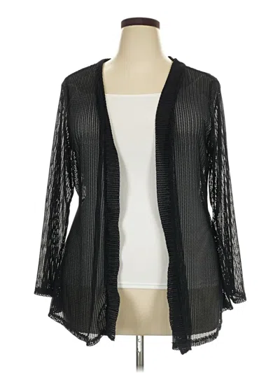 Pre-owned Joie De Vivre Cardigan Sweater In Black
