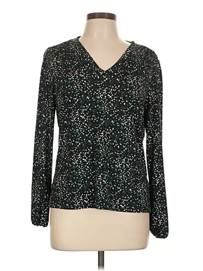 Pre-owned Joie De Vivre Long Sleeve Blouse In Black